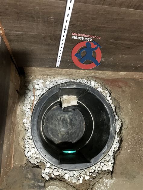 Sump Pit Installed In Toronto Basement Mister Plumber