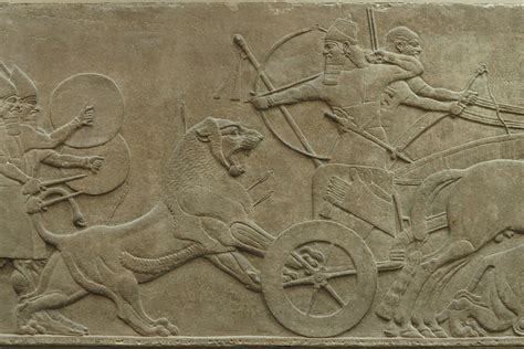 Assyria Lion Hunts Wallpapers Artistic Hq Assyria Lion Hunts