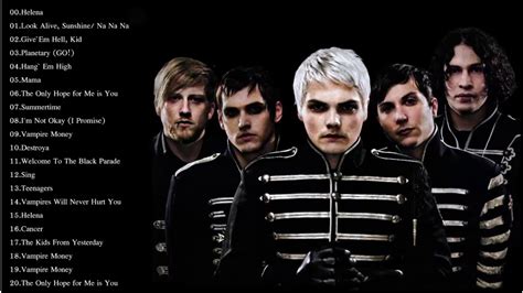 My chemical romance's greatest songs ranked, featuring cuts from i brought you my bullets to danger days and beyond. Best Songs Of My Chemical Romance - My Chemical Romance ...