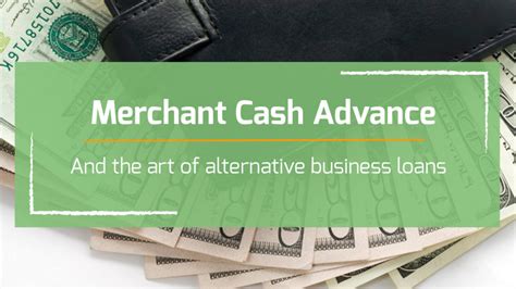 Although credit card cash advances are convenient, high fees and interest make them very costly. Benefit of Business Merchant Cash Advance Loans