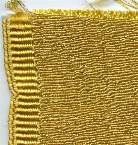 Actual Cloth Of Gold Made With Metal Goudlaken Keperbinding