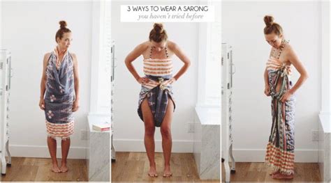 How To Tie A Sarong How To Tie A Sarong Hawaiian Outfit Fashion