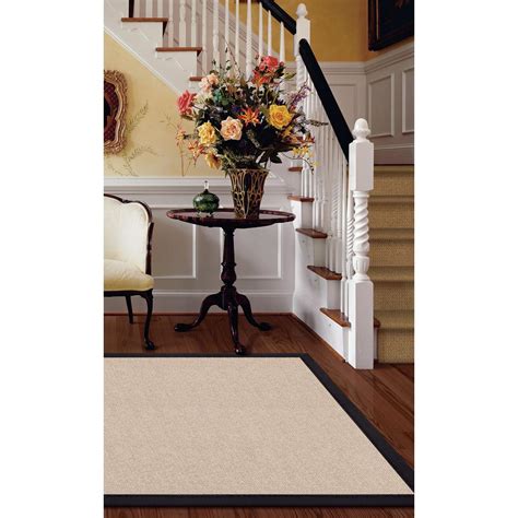 Linon means quality, responsibility, and excellent customer service. Linon Home Decor Athena Natural and Black 5 ft. x 8 ft ...