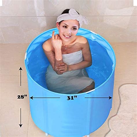 Portable Plastic Freestanding Bathtubs Bathtub Folding Spa Bathtub For