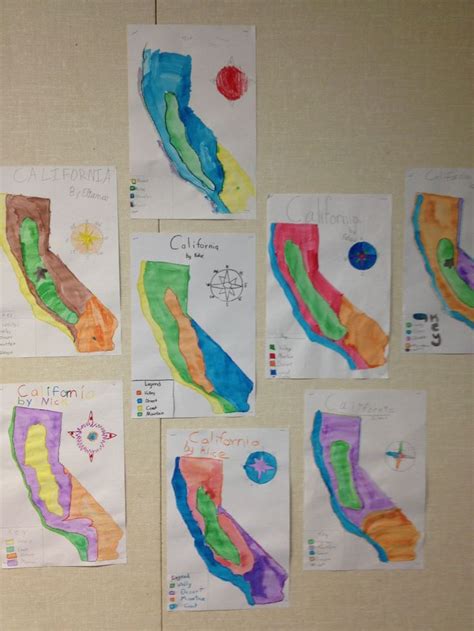 1000 Images About 4th Grade California Relief Map On