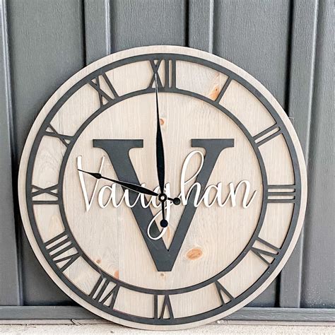 wall clock personalized wedding gift bride gift etsy   wall