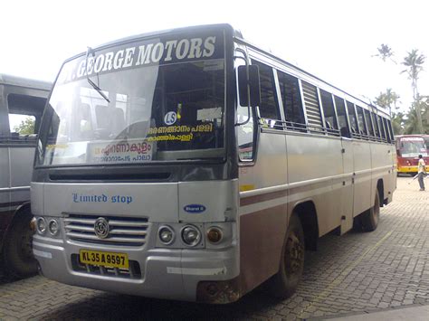 Details are obtained from airport websites and ksrtc sources. Buses in Kerala: ST GEORGE MOTORS : Kanjirappally - Ernakulam