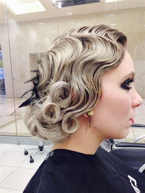 Finger waves | Finger waves, Toni and guy, Hair styles