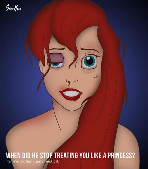New Awareness Posters On Incest And Domestic Abuse Featuring Disney