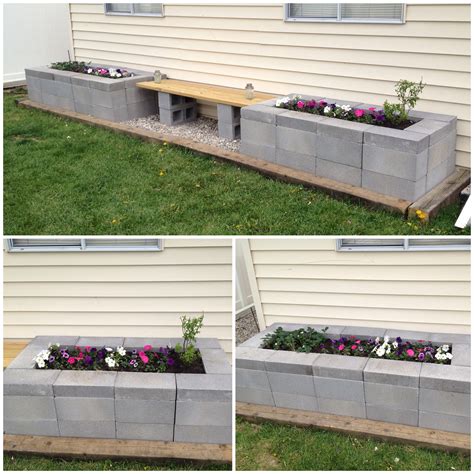 Pin By Alan Franklin On My Completed Projects Cinder Block Garden