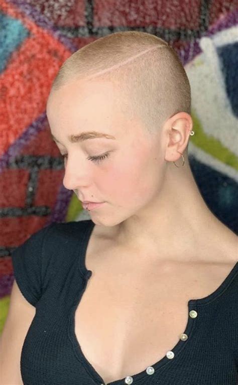Pin By Catherine George On Hair Super Short Hair Shaved Head Women