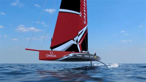 Radical New Single Hulled Foiling Americas Cup Concept Boat Unveiled