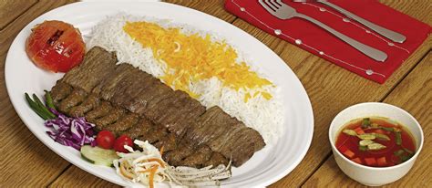 Chelow Kebab Traditional Meat Dish From Iran