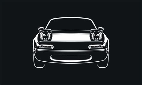 Mazda Miata Svg Clipart Vector Clip Art Graphics Image Cut For Etsy