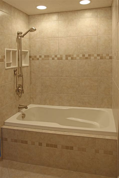 Floor tile can make a serious impact in small spaces. Bathroom Remodeling Design Ideas Tile Shower Niches ...