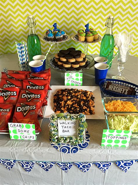 Yummy easy tacos and less messy! Walking Taco Bar Birthday Party (With images) | Walking ...