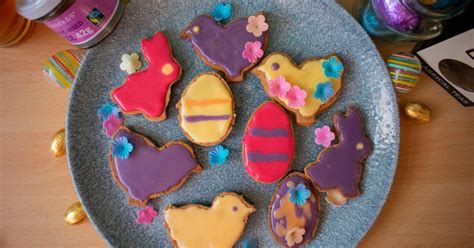 Colourful Spiced And Iced Easter Biscuits From Nikibakes