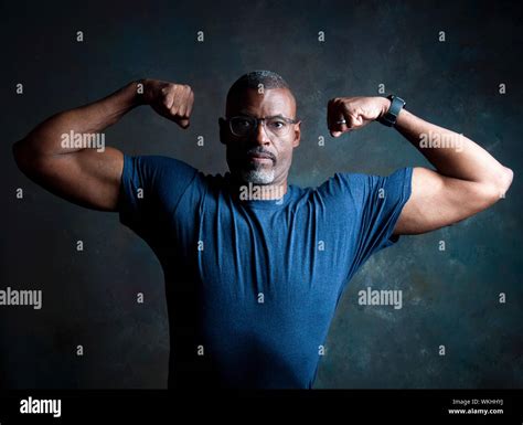 Portrait Of Powerful Man Stock Photo Alamy