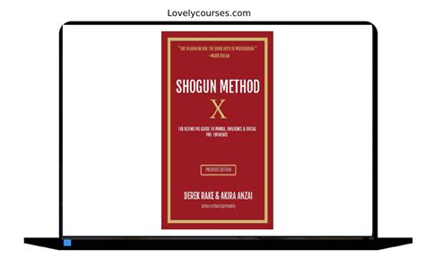 Derek Rake Shogun Method X Lovelyourses Online Courses