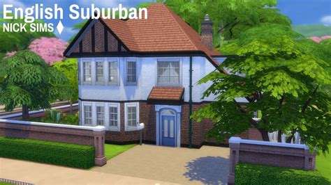 English Suburban The Sims 4 House Tour Simmernick Youtube