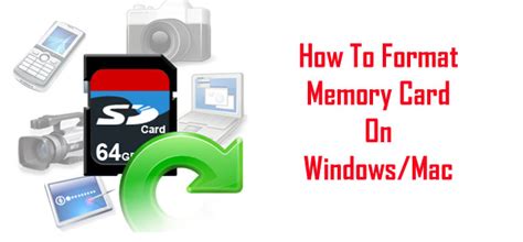 How To Format A Memory Card On Windows