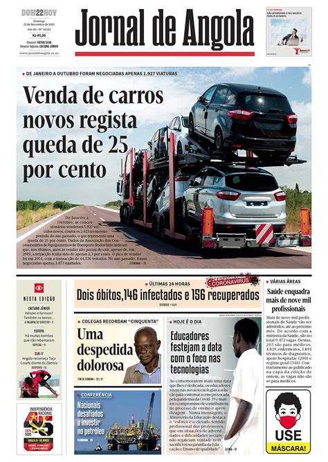 Jornal De Angola Domingo 22 De Novembro De 2020