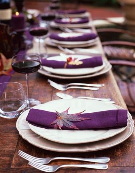 16 Thanksgiving Decor Ideas In Purple
