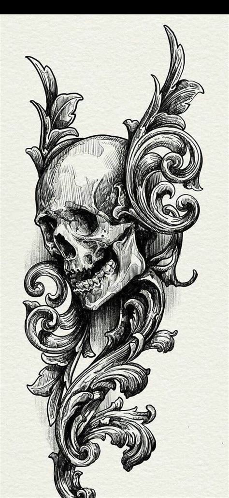 Skull Art Drawing Tattoo Design Drawings Tattoo Sketches Tatto Skull