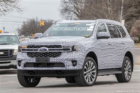 2022 Ford Everest Spy Shots And Video Ranger Based Suv Spotted