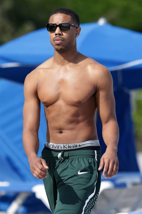 Michael B Jordan Shirtless Male Celebrities At Every Age Popsugar Celebrity Photo