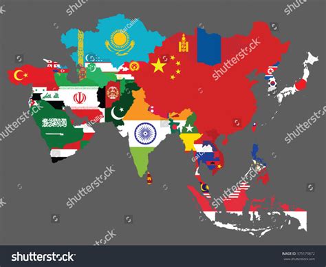 Asia Regions Over Royalty Free Licensable Stock Vectors Vector Art Shutterstock