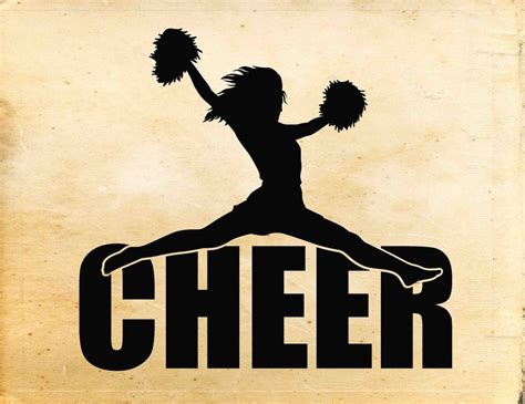 Cheerleader Svg Designs Cheerleader Clipart Cheer Svg Files - Etsy