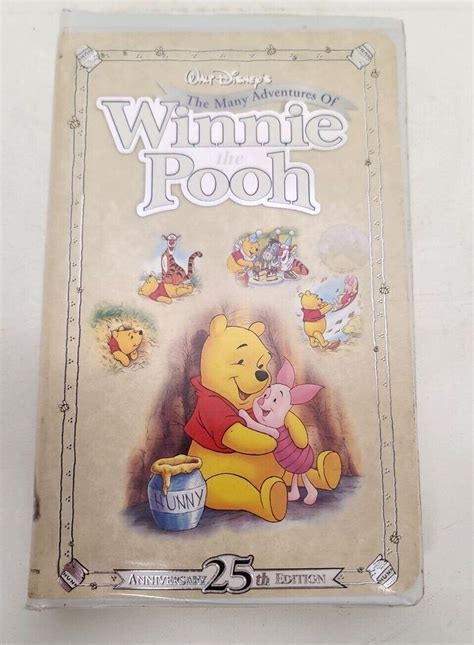 Walt Disney S Many Adventures Winnie The Pooh VHS Movie Cartoon 25th