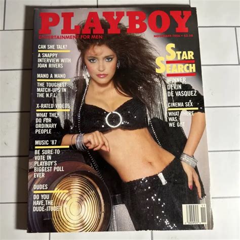 Playboy Magazine November Devin De Vasquez Donna Edmondson Vintage