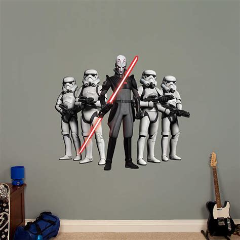 The Inquisitor And Stormtroopers Wall Decal Shop Fathead® For Star Wars Cartoons Decor