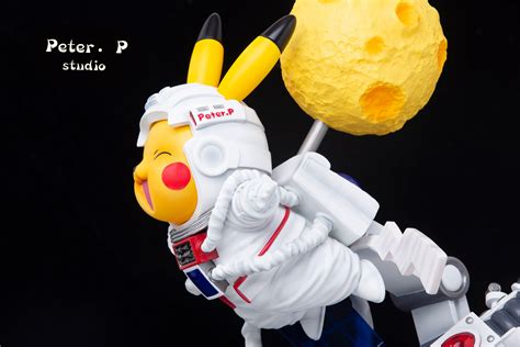 Astronaut Pikachu Pokemon Resin Statue Peterp Studios In Stock