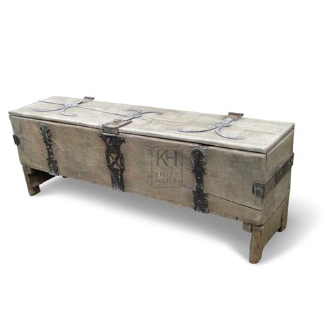 Medieval Prop Hire Large Narrow Coffer Chest Keeley Hire
