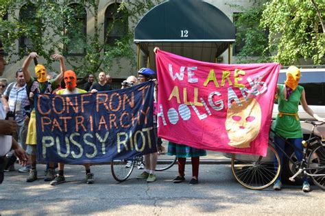 Pussy Riot Members Found Guilty Of Hooliganism Rallies In Nyc Show Support Photos Huffpost