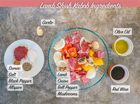 Using a boneless leg of lamb or shoulder makes cubing the meat a lot easier. Lamb Shish Kabobs with Grilled Vegetables | Hilda's ...
