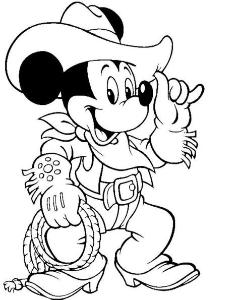Mickey Mouse Coloring Pages For Kids To Print Out And Color On The Page
