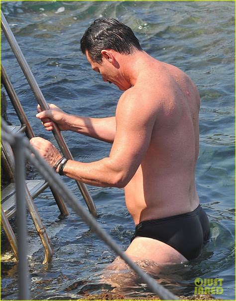 Luke Evans Puts His Shirtless Body On Display In A Speedo Swimsuit Photo Luke Evans