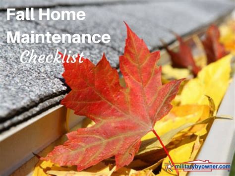 8 Fall Home Maintenance Tasks