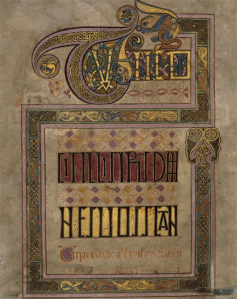 P 227 In Online Book Of Kells Full Page Trinity College Dublin