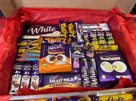 26 piece cadbury chocolate t treat box personalised t etsy