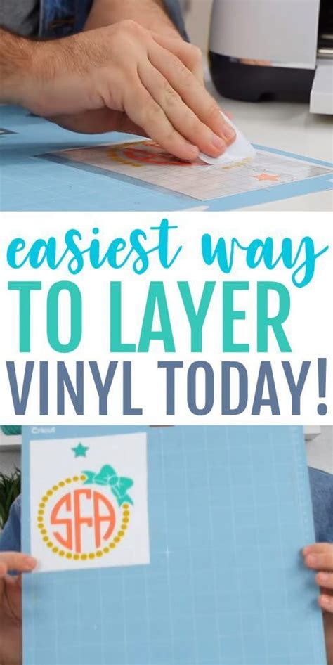 Easiest Way To Layer Vinyl Today Layered Vinyl Cricut Projects