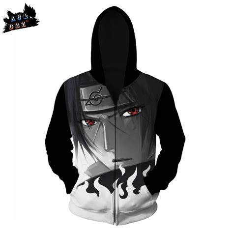 Acanddbz Mens Anime Naruto Childrens Hooded Zip Jacket Sweatshirt Men