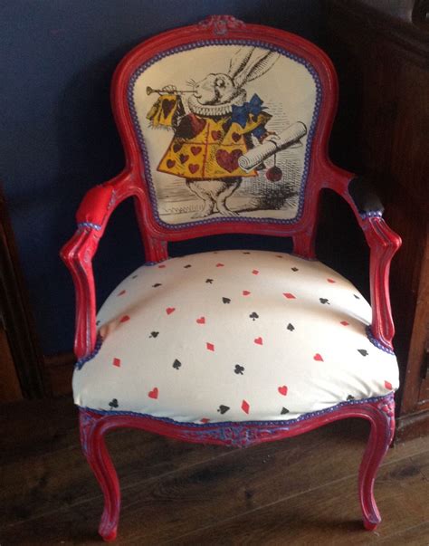 Alice In Wonderland Inspired Louis Chair Etsy Louis Chairs Funky