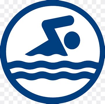 Kolam Renang Tokoh Tongkat Orang Orang Berenang S Biru Teks Logo Png Pngwing