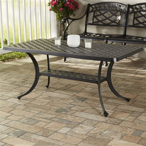 Get 5% in rewards with club o! Darby Home Co Lomax Cast Aluminum Rectangular Coffee Table ...