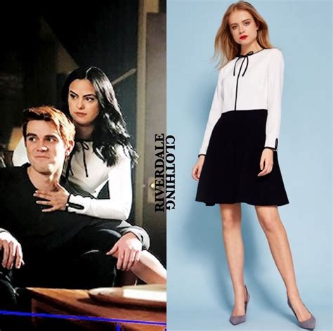 Veronica Lodge Wears This Ted Baker Loozy Skater Dress On Riverdale 2x12 Riverdale Fashion